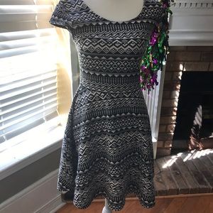 Black and white dress